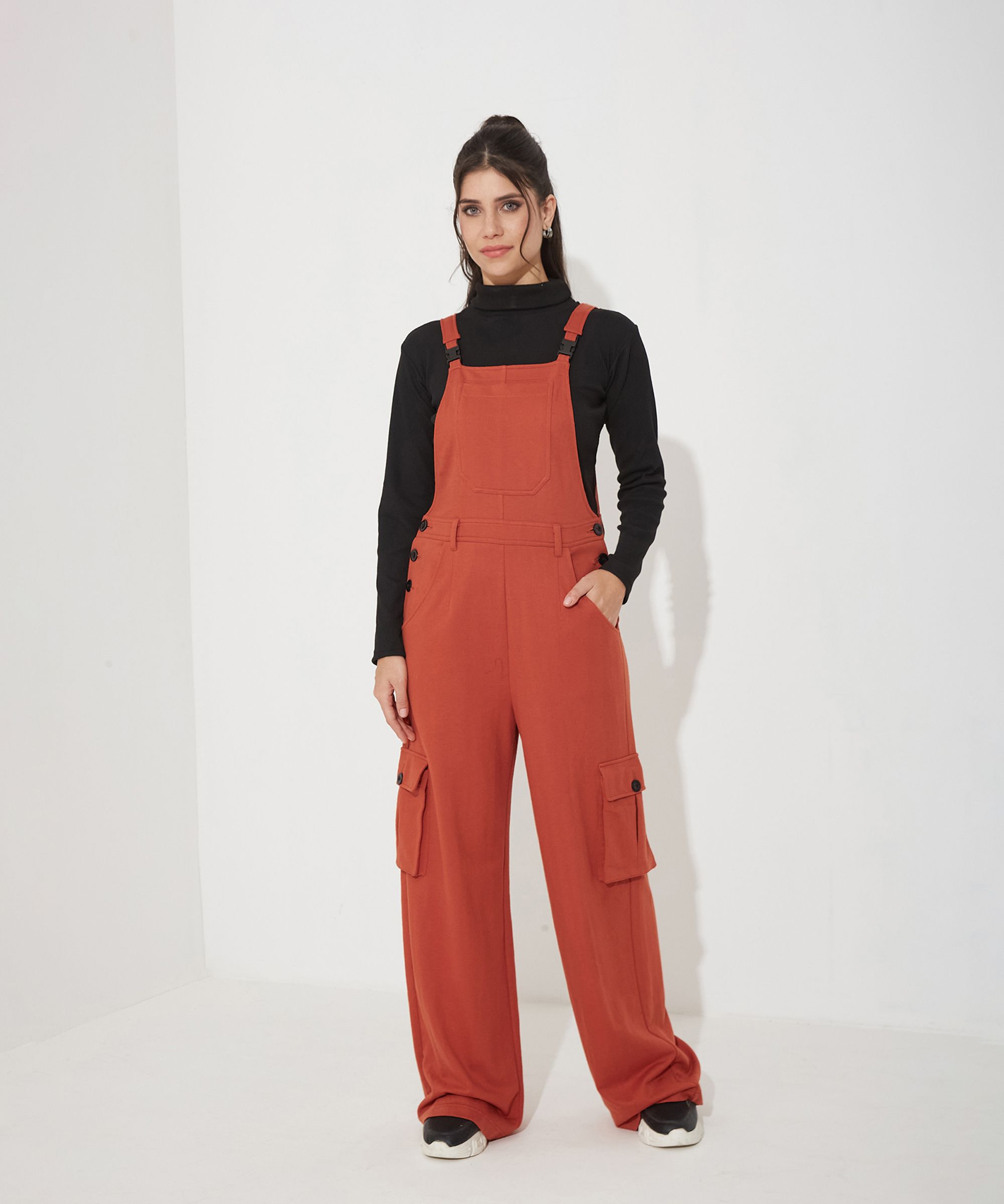 miss chase Women Red Dungaree-picture-17