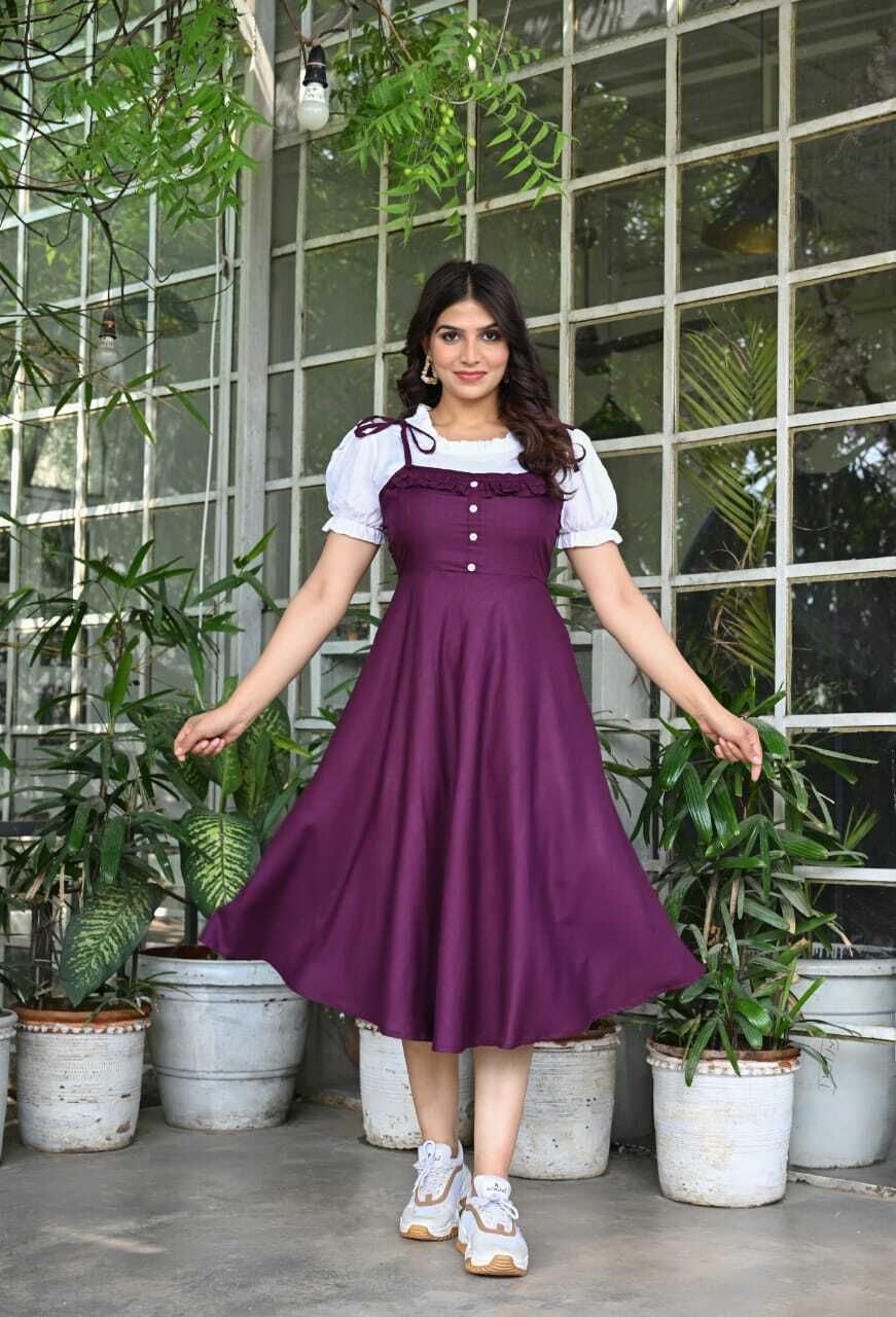 arvagam Women Purple Dungaree-picture-34