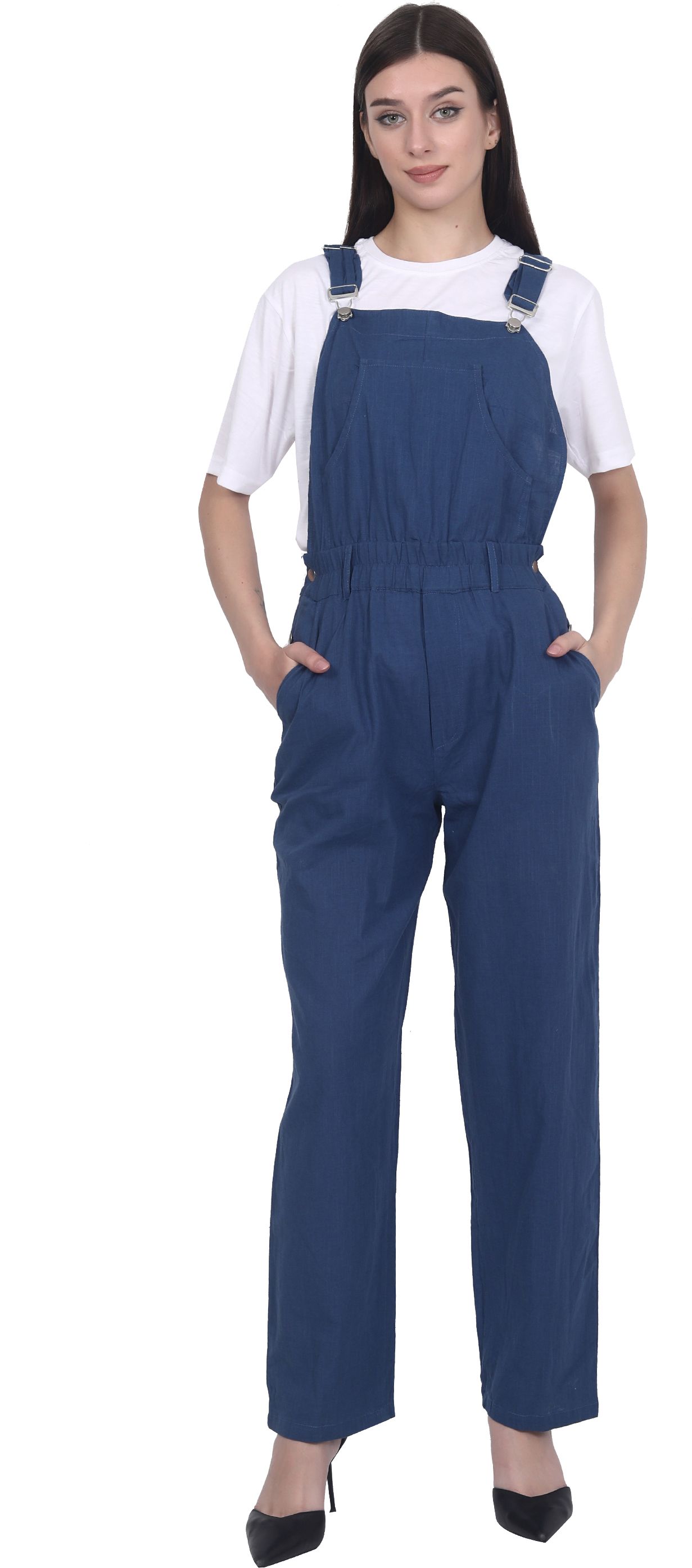 rangriwaz Women Blue Dungaree-picture-13