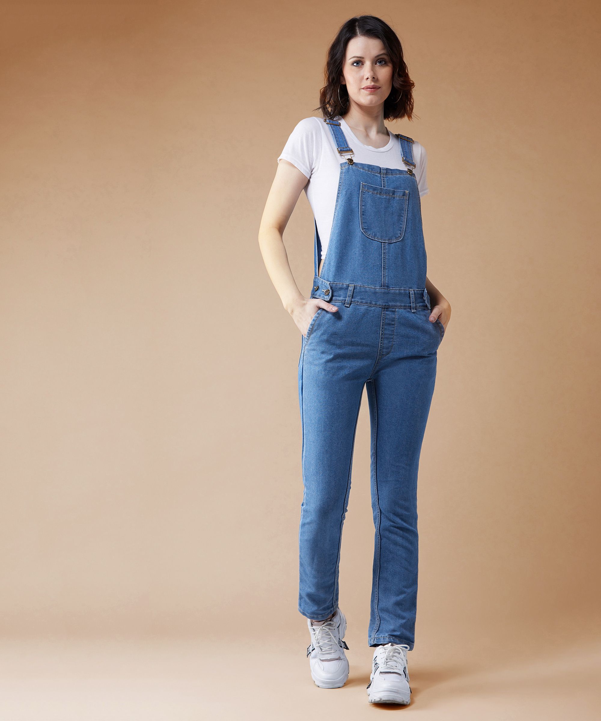 dolce crudo Women Blue Dungaree-picture-20