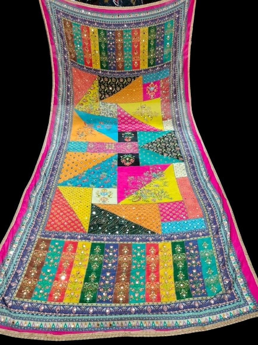 radha madhav enterprise Chiffon Printed Multicolor Women Dupatta-picture-25