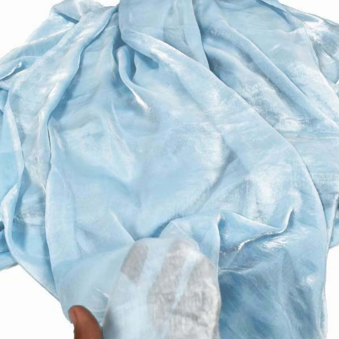 Satin Blend Solid Blue Women Dupatta-image-17