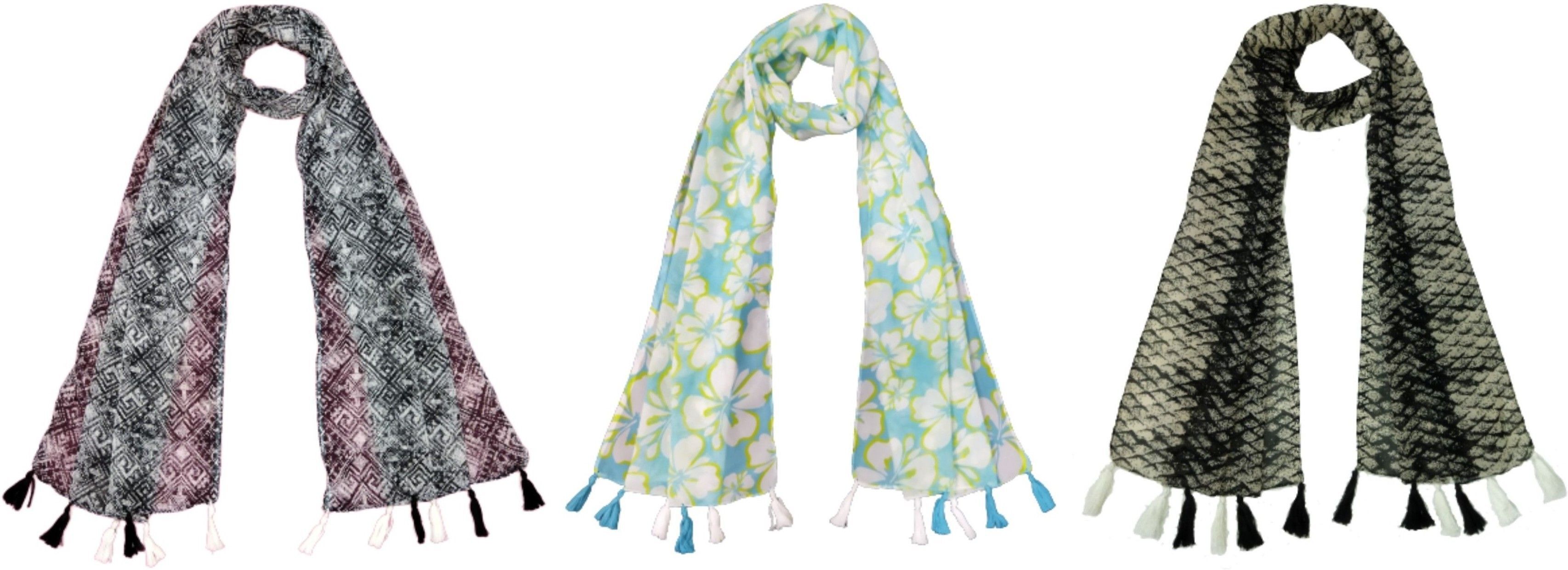 Chiffon Printed Multicolor Women Dupatta-image-46