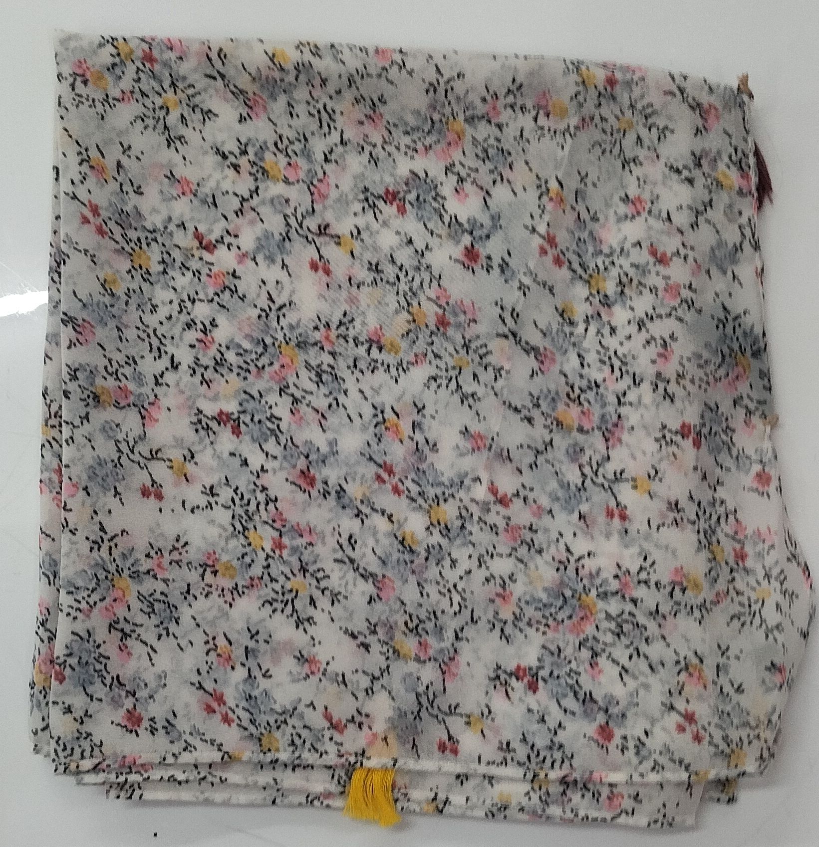 Georgette Geometric Print White Women Dupatta-image-6