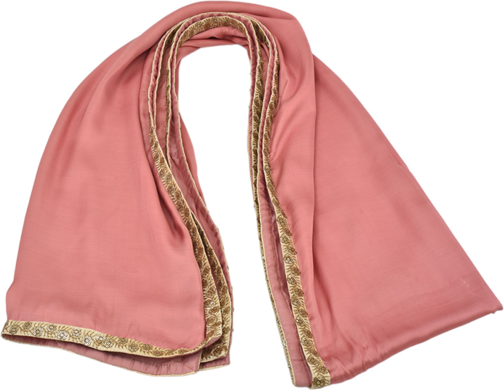 manyavar Rayon Embroidered Pink Men Dupatta-picture-35