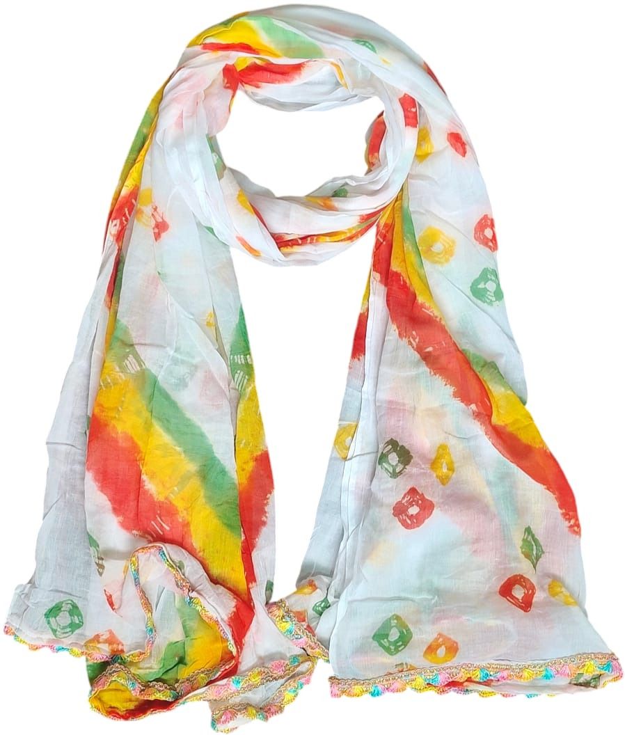 bst fashion Pure Cotton Solid Multicolor Women Dupatta-picture-27
