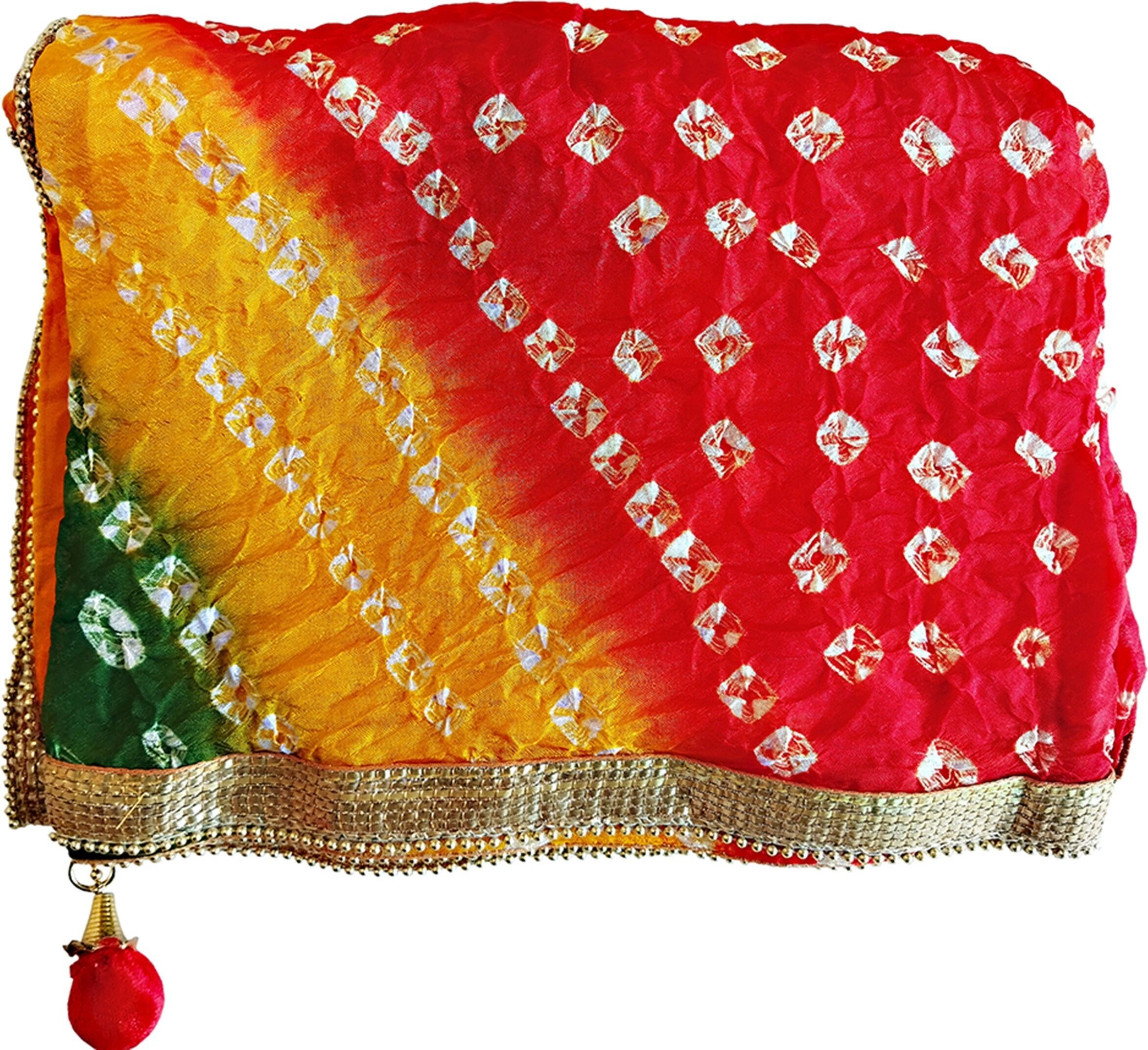 Chiffon Printed, Geometric Print, Self Design Multicolor Women Dupatta-image-12