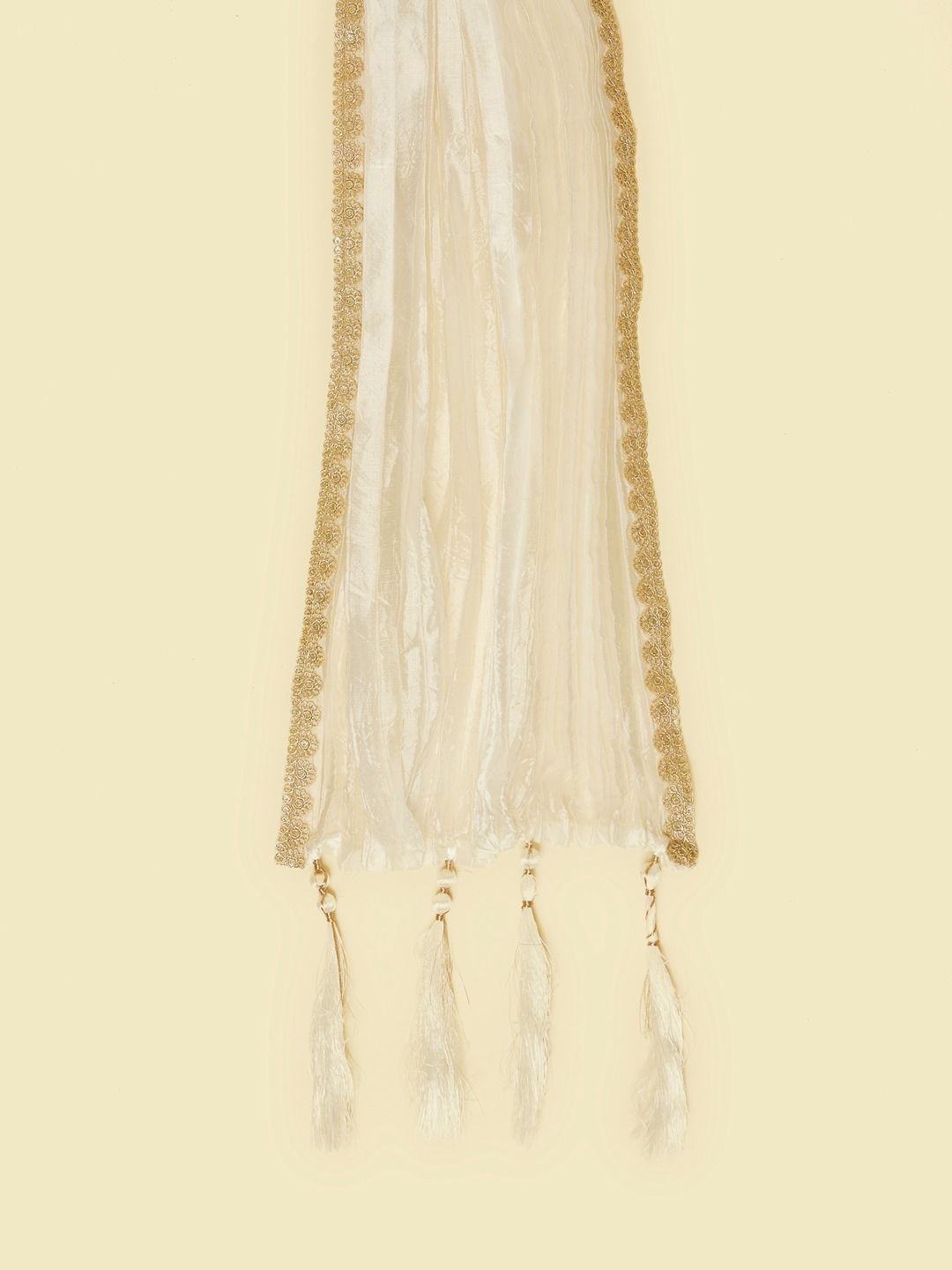 manyavar Art Silk Embroidered Beige Men Dupatta-picture-13