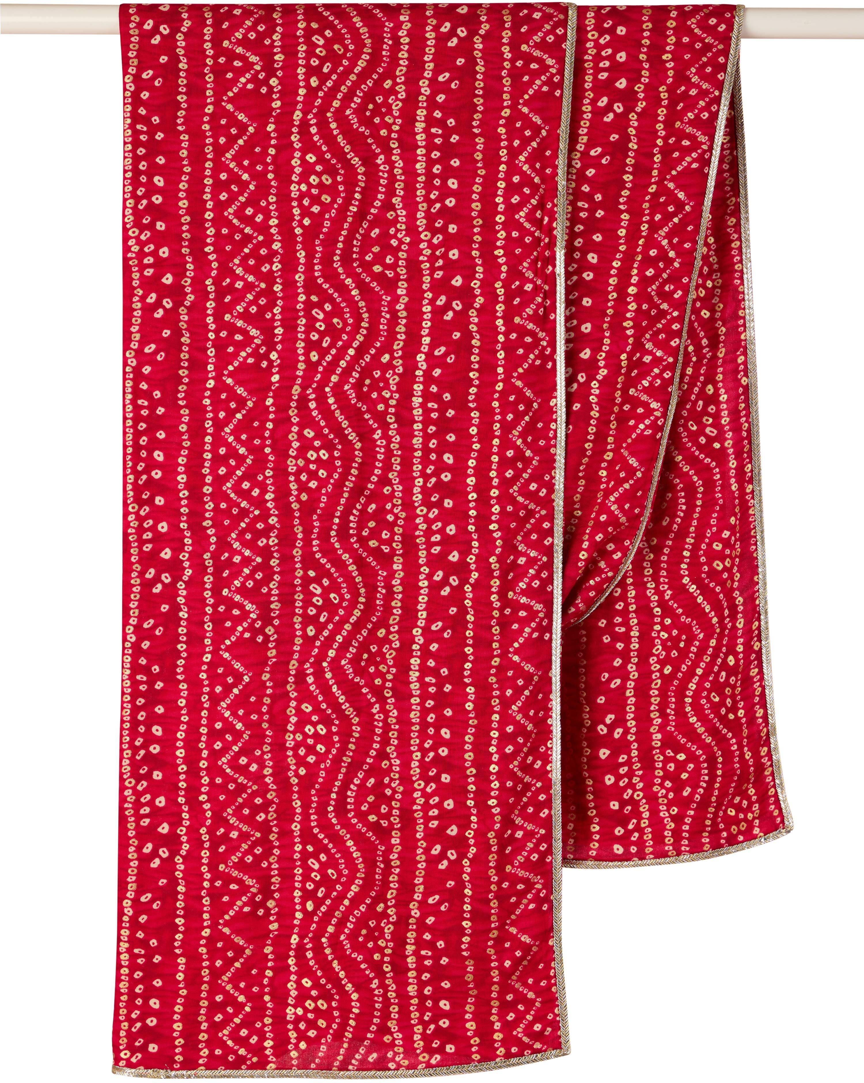 Rayon Printed Red Men Dupatta-image-29