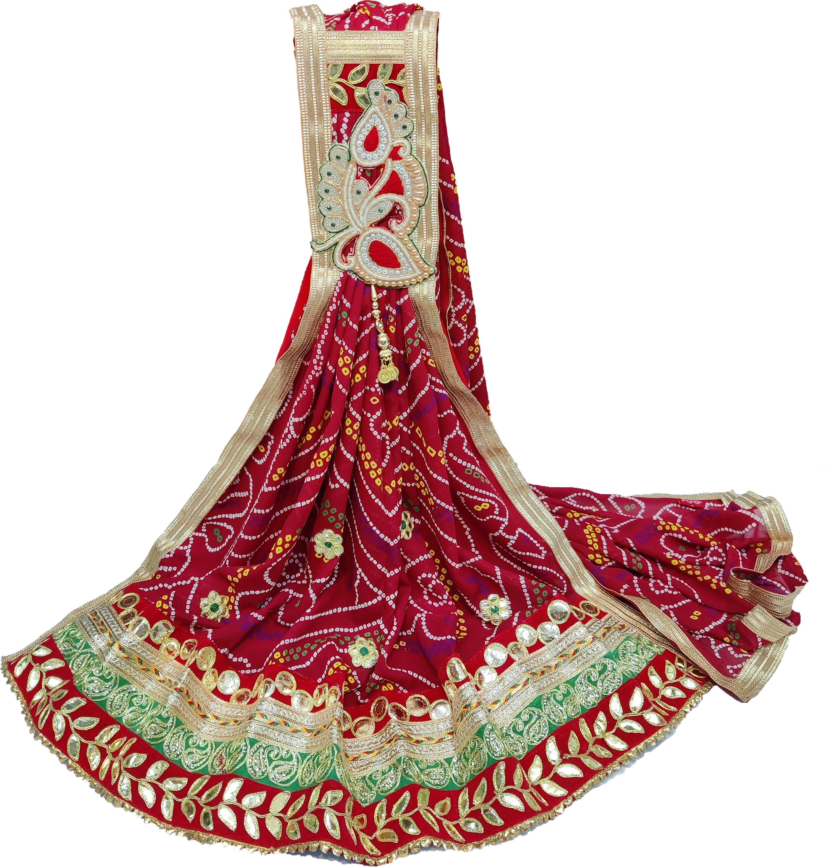 Rayon Embroidered Red Women Dupatta-image-43