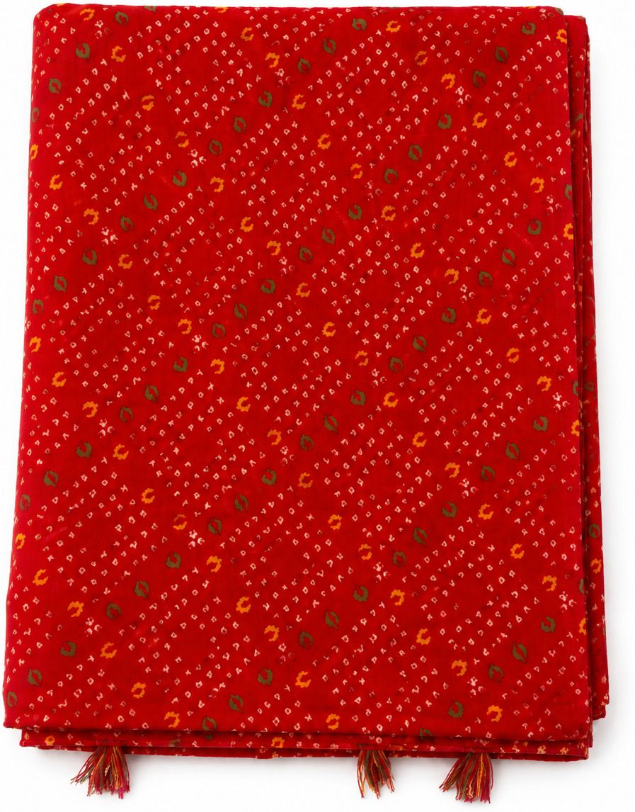 Cotton Blend Geometric Print Maroon Women Dupatta-image-33