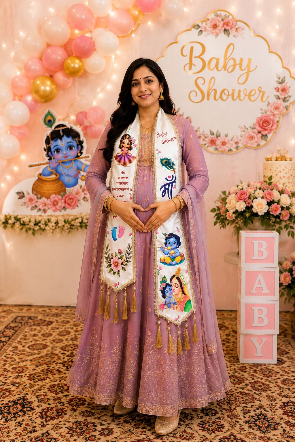 Cotton Silk Floral Print, Printed Beige, White Women Dupatta-image-22