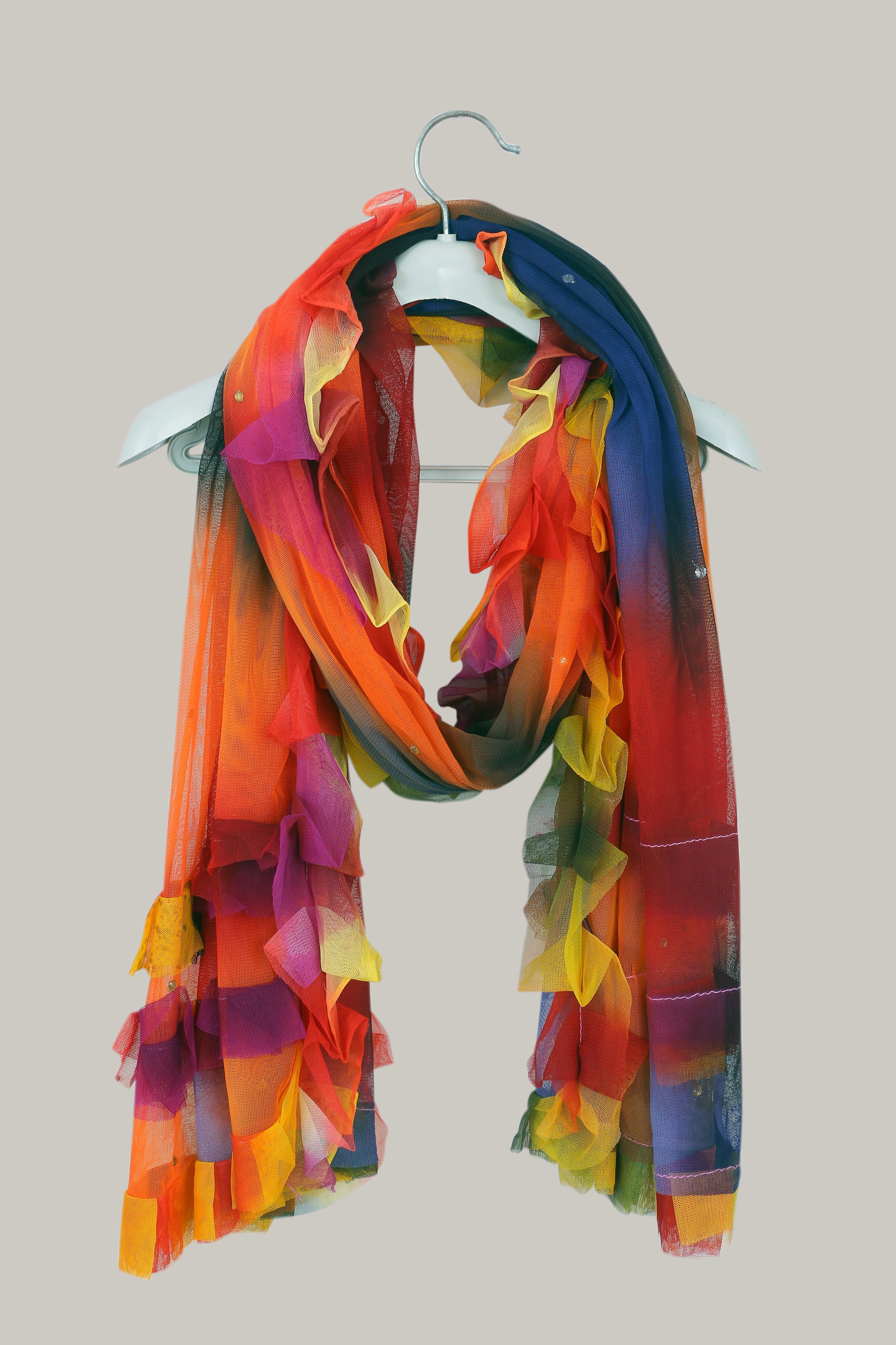 Net Printed Multicolor Women Dupatta-image-29