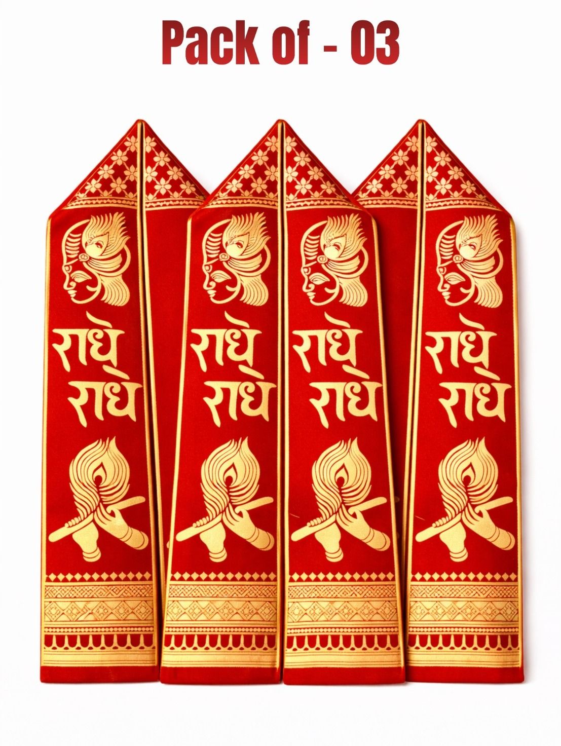 mokko Satin Blend Printed Red Men Dupatta-picture-24