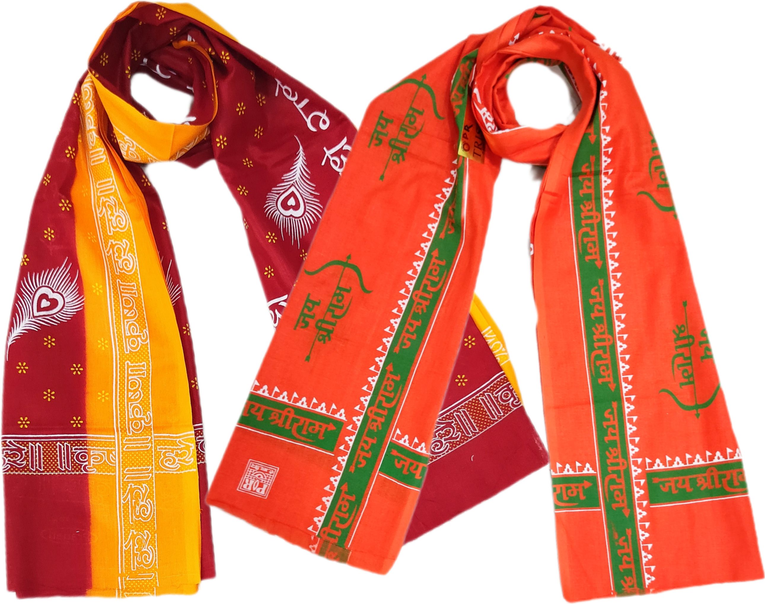 Pure Cotton Printed Multicolor Men Dupatta