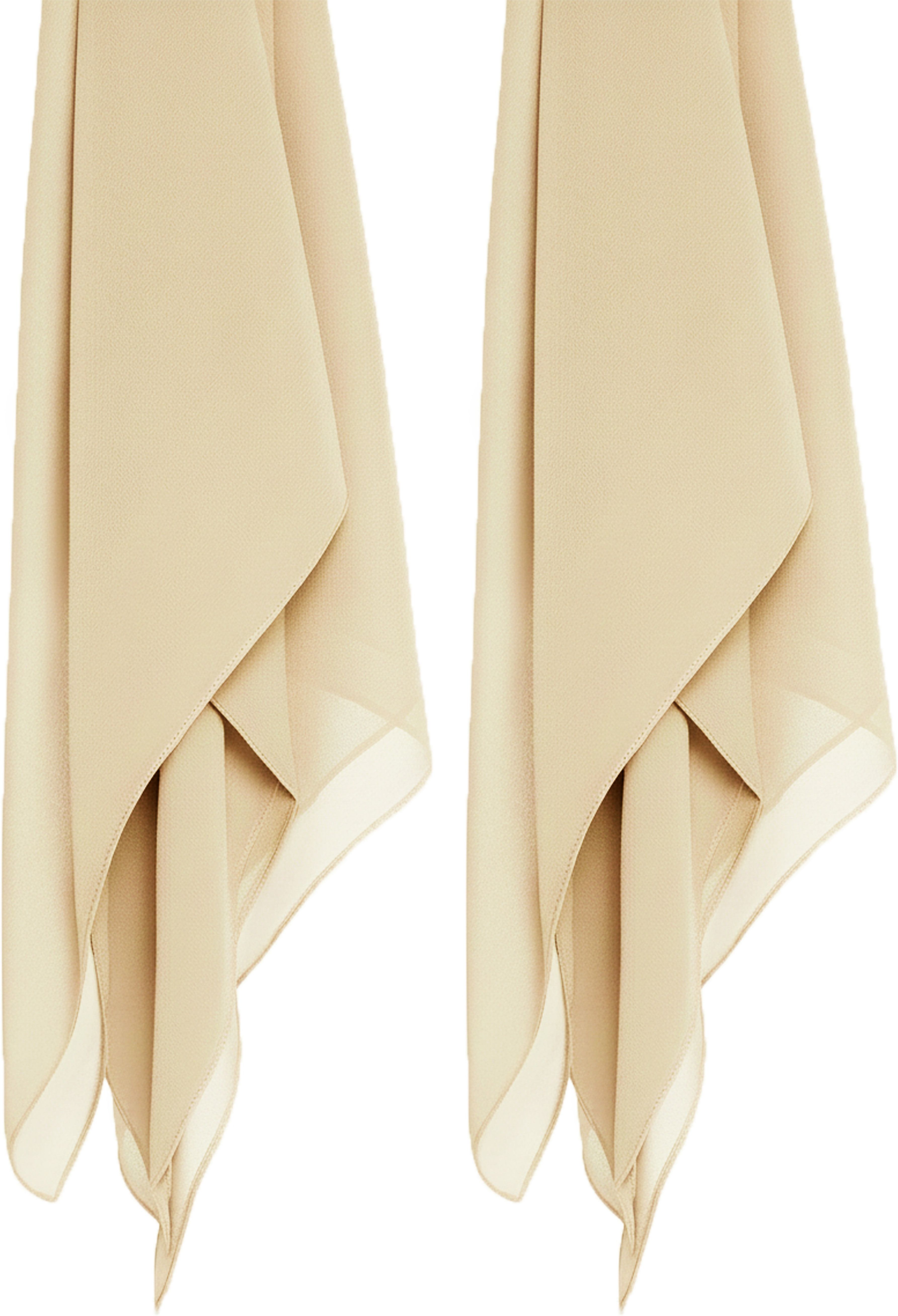 matifa Georgette Solid White Women Dupatta-picture-14