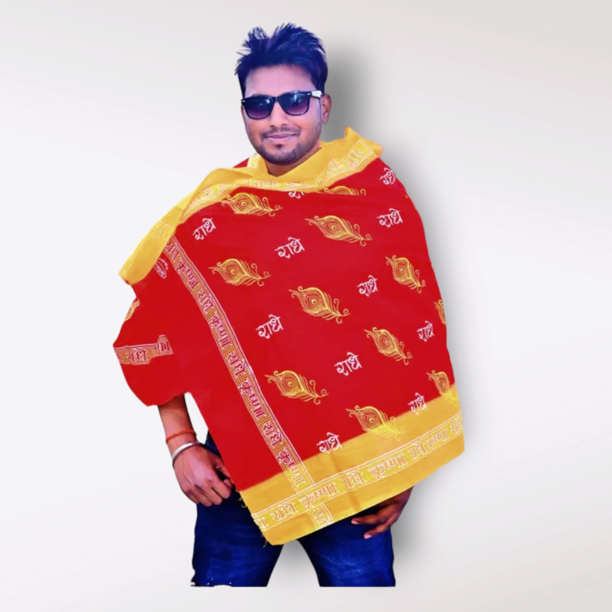 Pure Cotton Printed Multicolor Men Dupatta