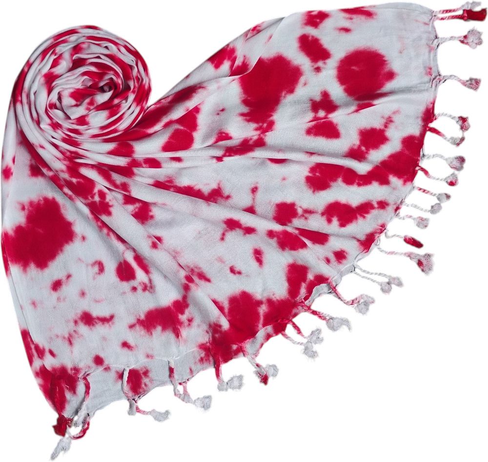 Rayon Printed Red Women Dupatta-image-37