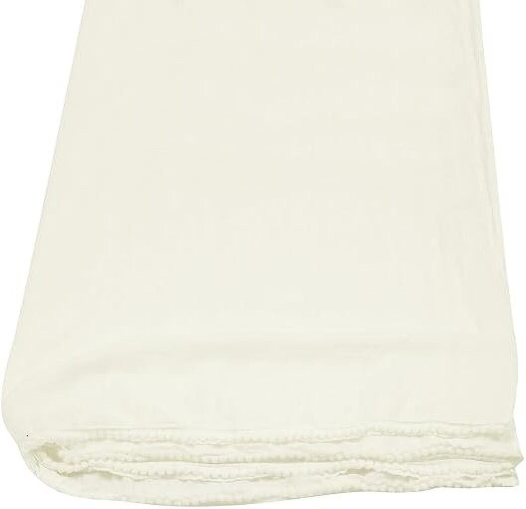 abe Pure Cotton Solid White Women Dupatta-picture-28