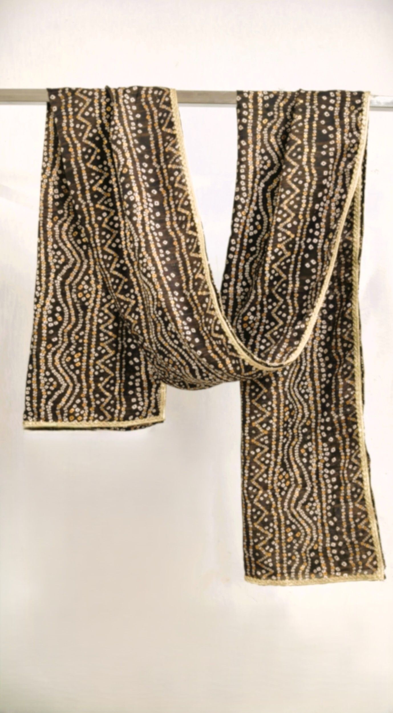 Rayon Printed Brown Men Dupatta-image-31