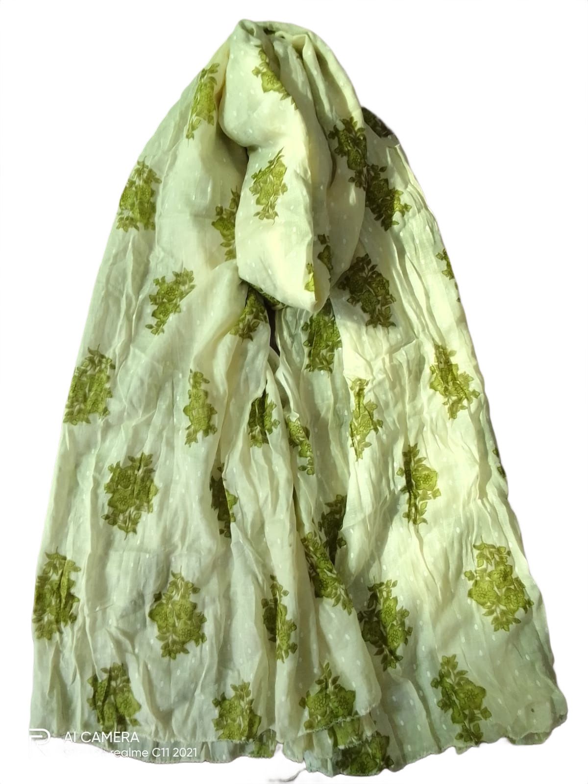 Pure Cotton Self Design Multicolor Women Dupatta-image-31