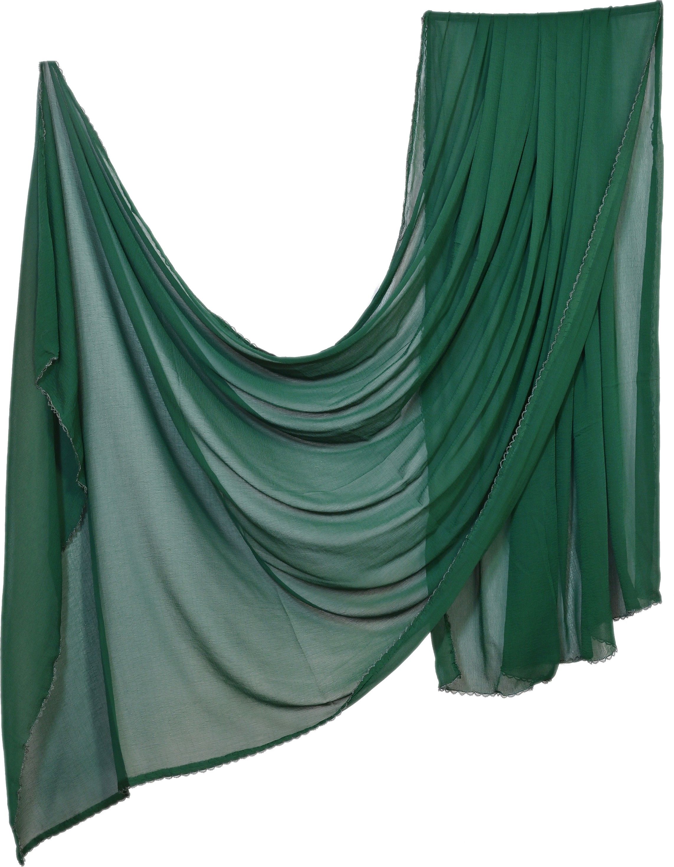 Chiffon Solid Green Women Dupatta-image-47