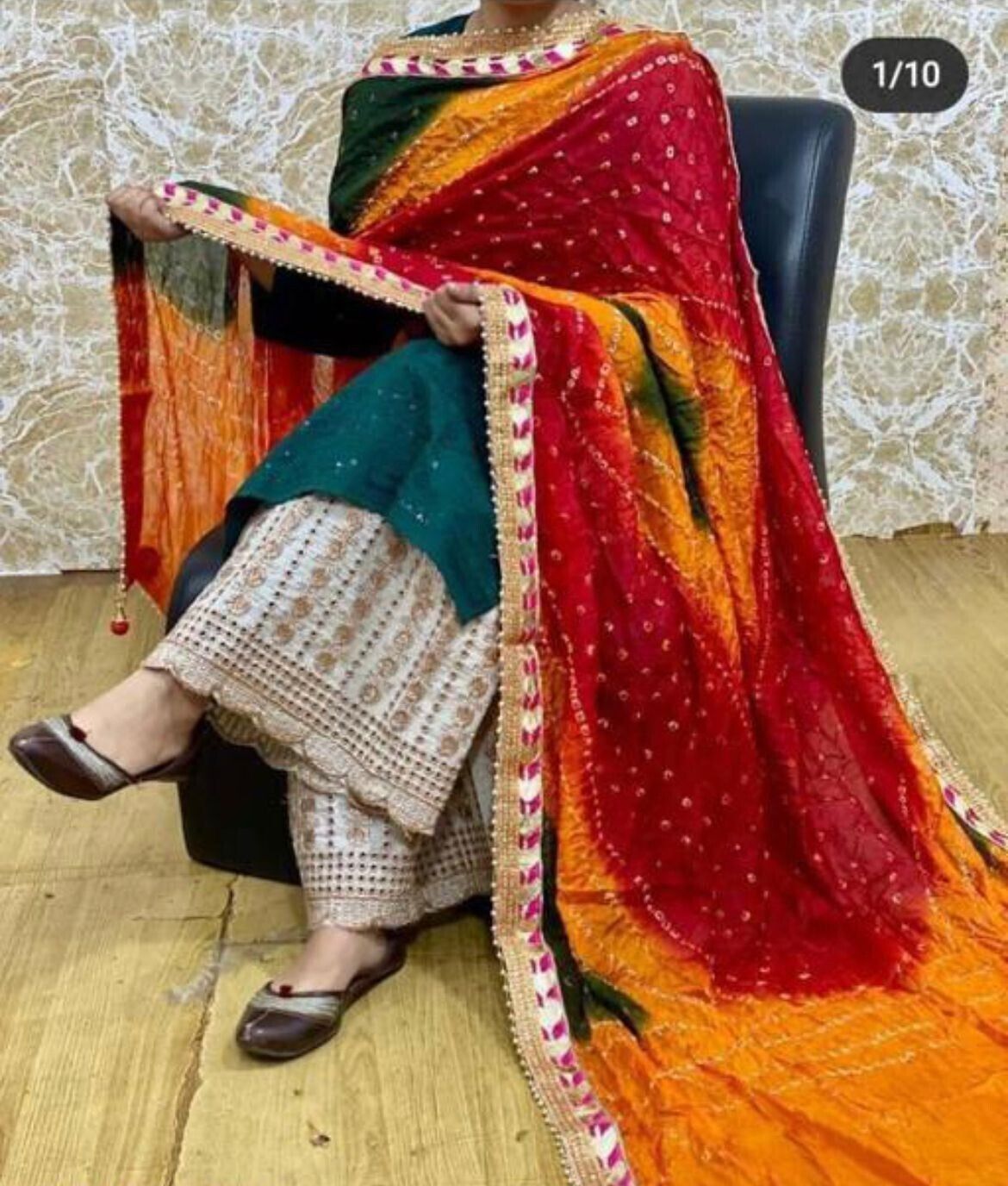 Art Silk Printed Multicolor Women Dupatta