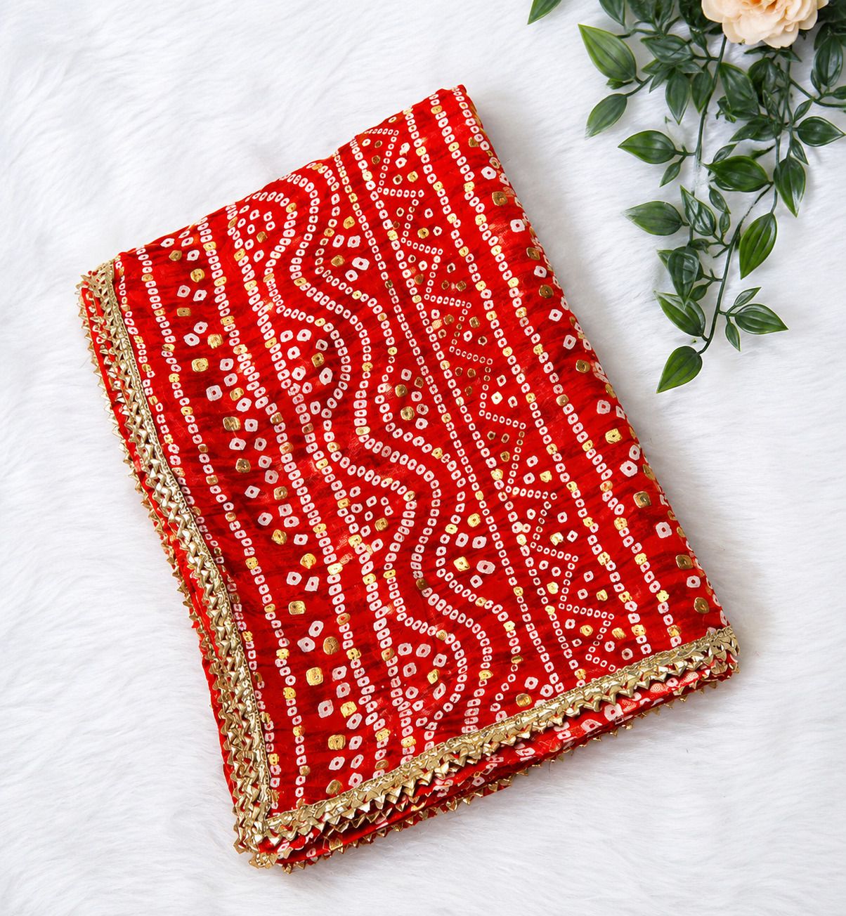 Pure Silk Printed Red Women Dupatta-image-48