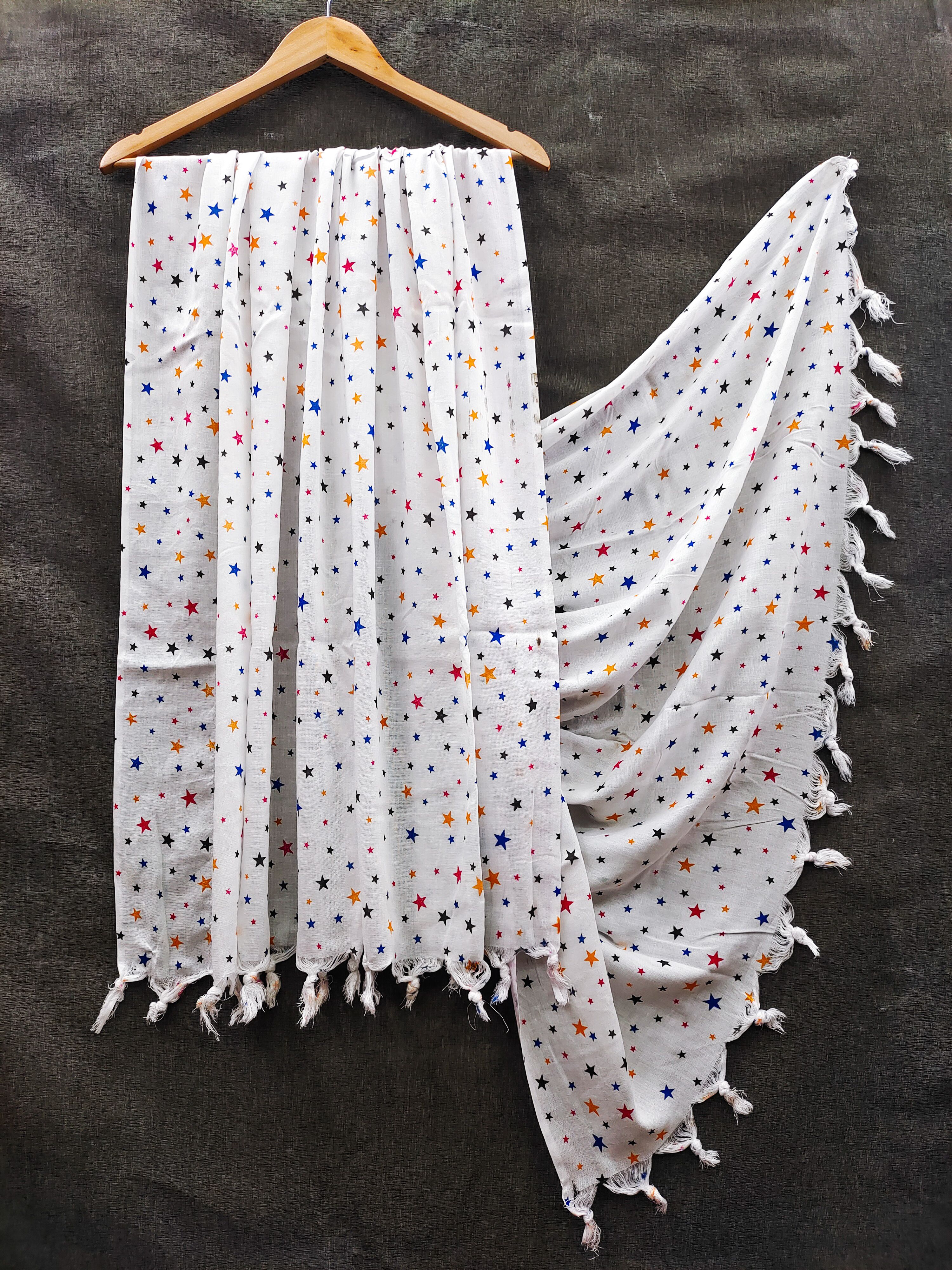 Rayon Printed White Women Dupatta-image-16