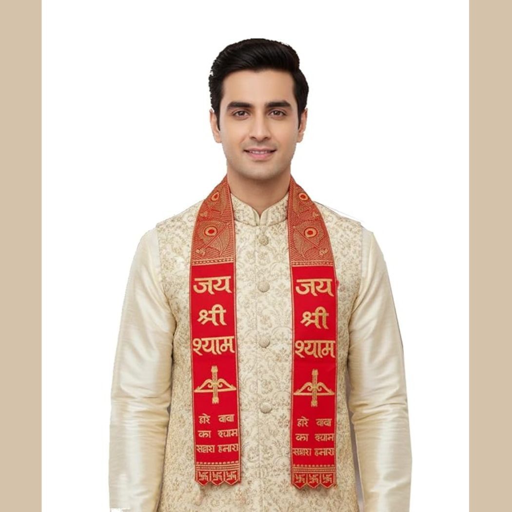 Chiffon Printed Multicolor Men Dupatta-image-25