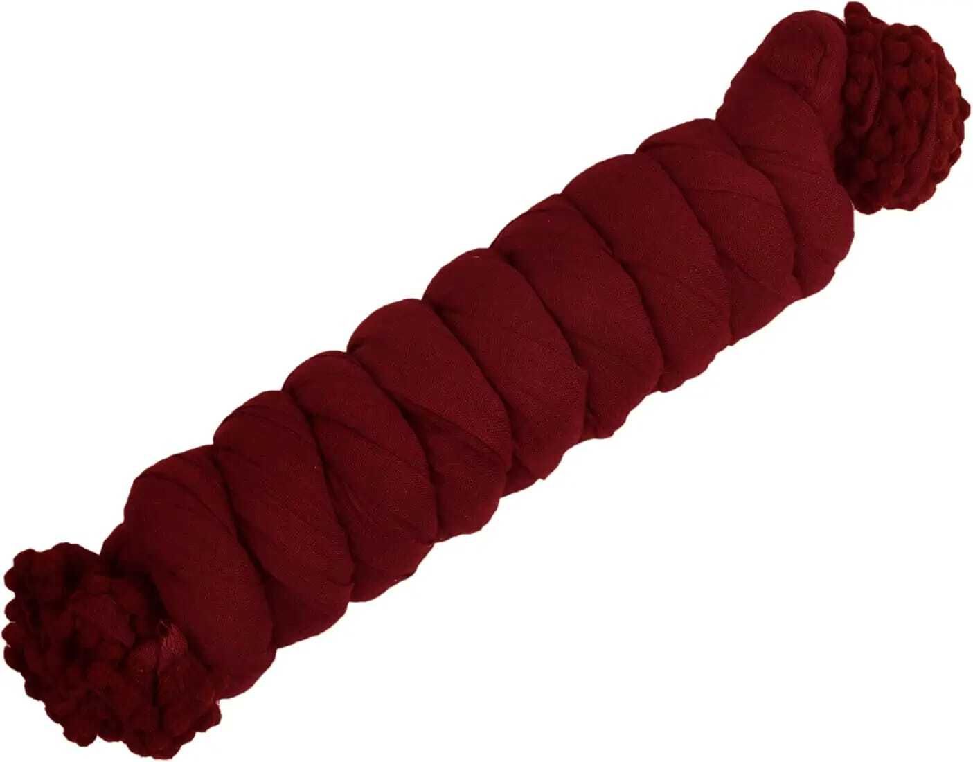 Pure Cotton Solid Maroon Women Dupatta-image-43