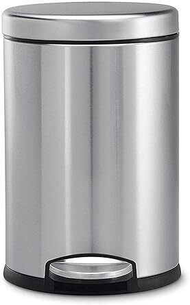 Stainless Steel Peddal Dustbin for Home, Kitchen, Office (11 Ltr) 10×14 Stainless Steel Dustbin-image-26