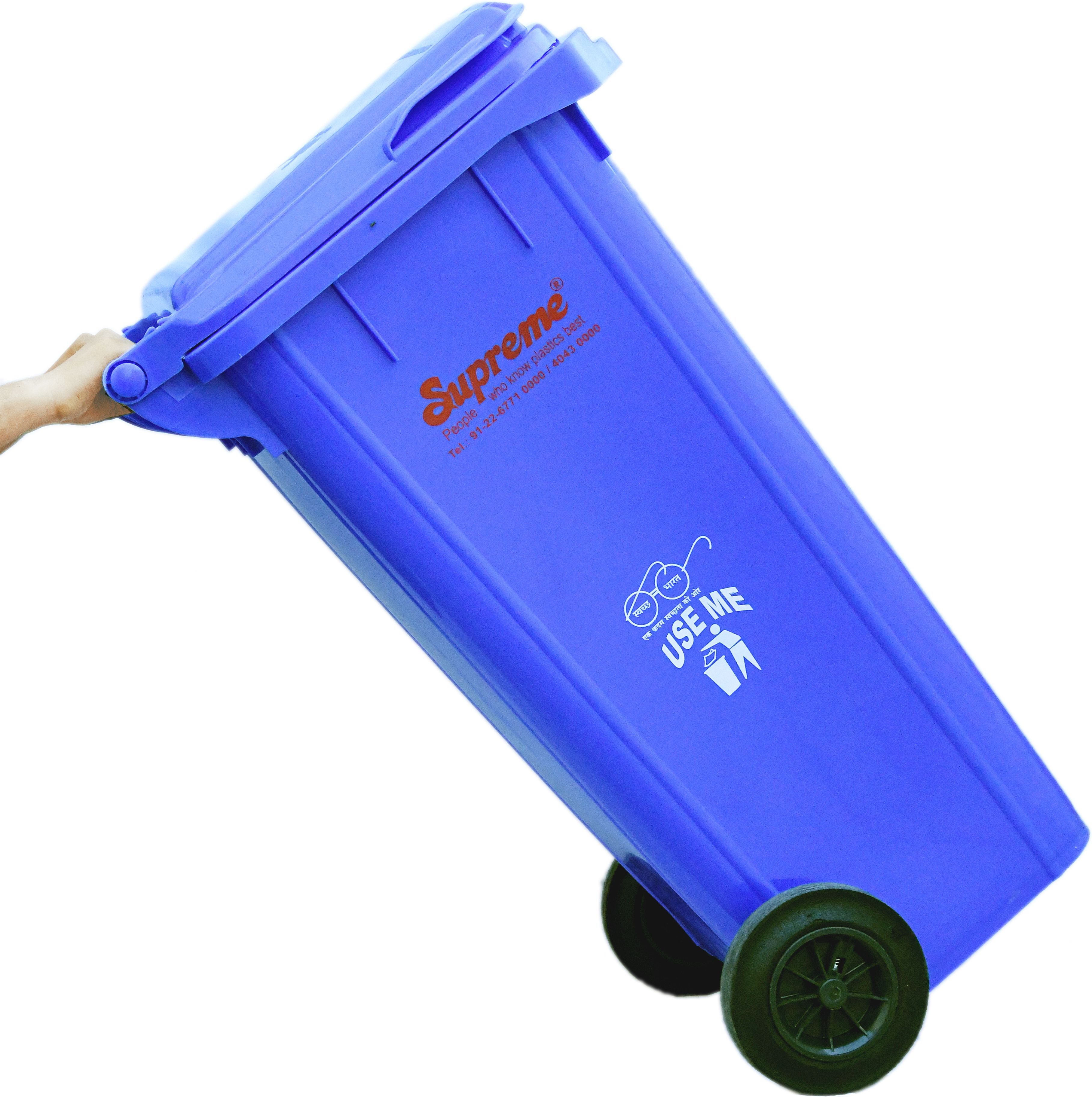 Dustbin With Wheels Plastic Dustbin-image-36