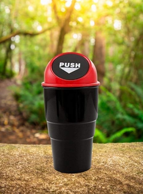 Car Mini Dustbin for car kitchen Plastic Dustbin-image-45