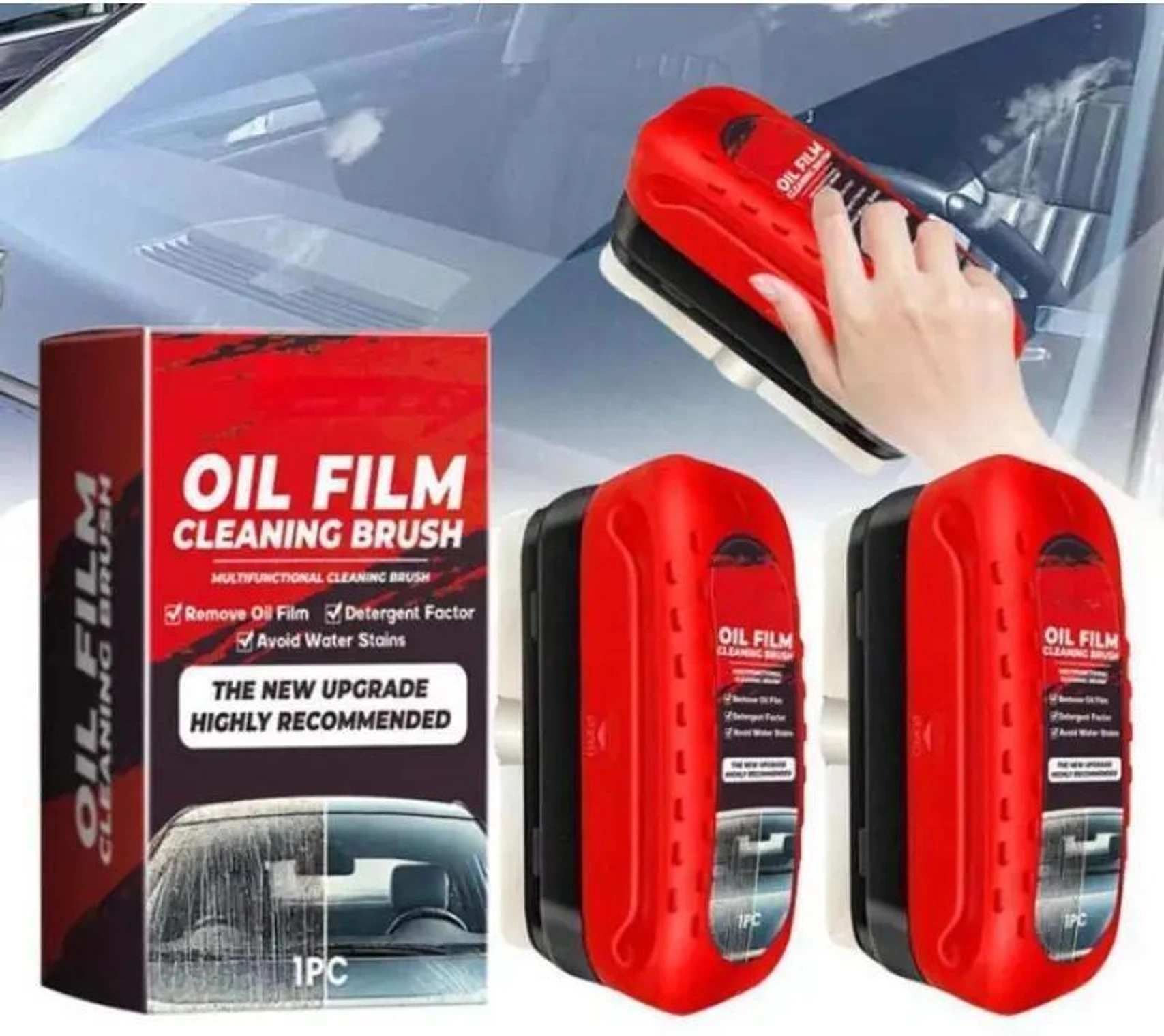 radheatelier Automotive Oil Film Cleaning Brush Wet and Dry Duster-picture-48