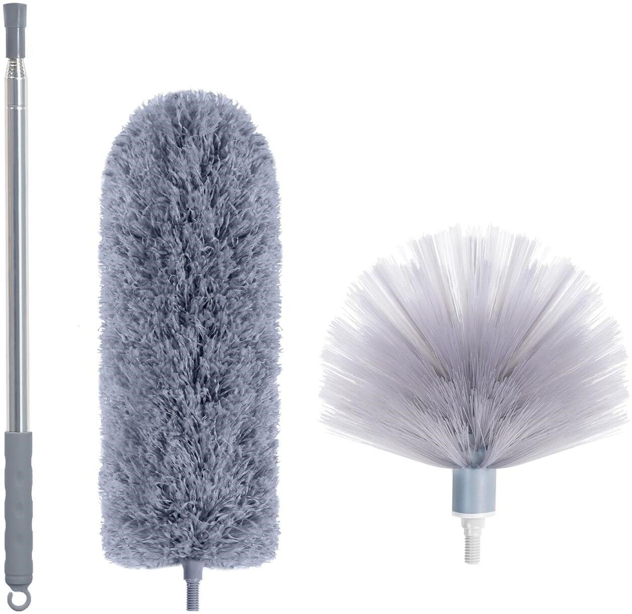 maauvtor 2 in 1 Ceiling Fan Cleaning Feather Duster Bendable Extendable Mop Long Handle Wet and Dry Duster Set-picture-32