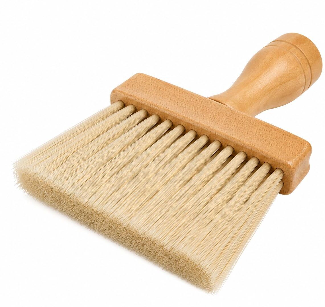 aarukcreation Desktop Keyboard Dusting Brush with Wooden Handle Wet and Dry Duster-picture-19