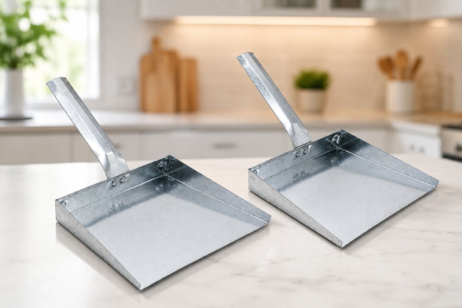 millions joy Heavy Duty Iron Dustpan Unbreakable for Home Office best Cleaning (set of 2) Iron Dustpan-picture-23