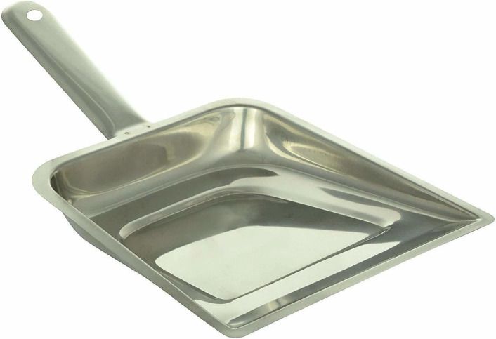 pmw Stainless Steel Dustpan Shovel Belcha for Kitchen Garden Office (Grater) - 1 PC Stainless Steel Dustpan-picture-29