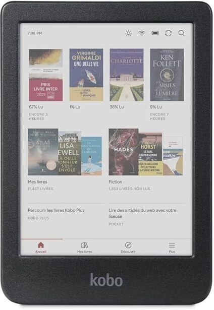KOBO Clara Colour, eReader, 6” Glare-Free Colour E Ink Display E-reader
