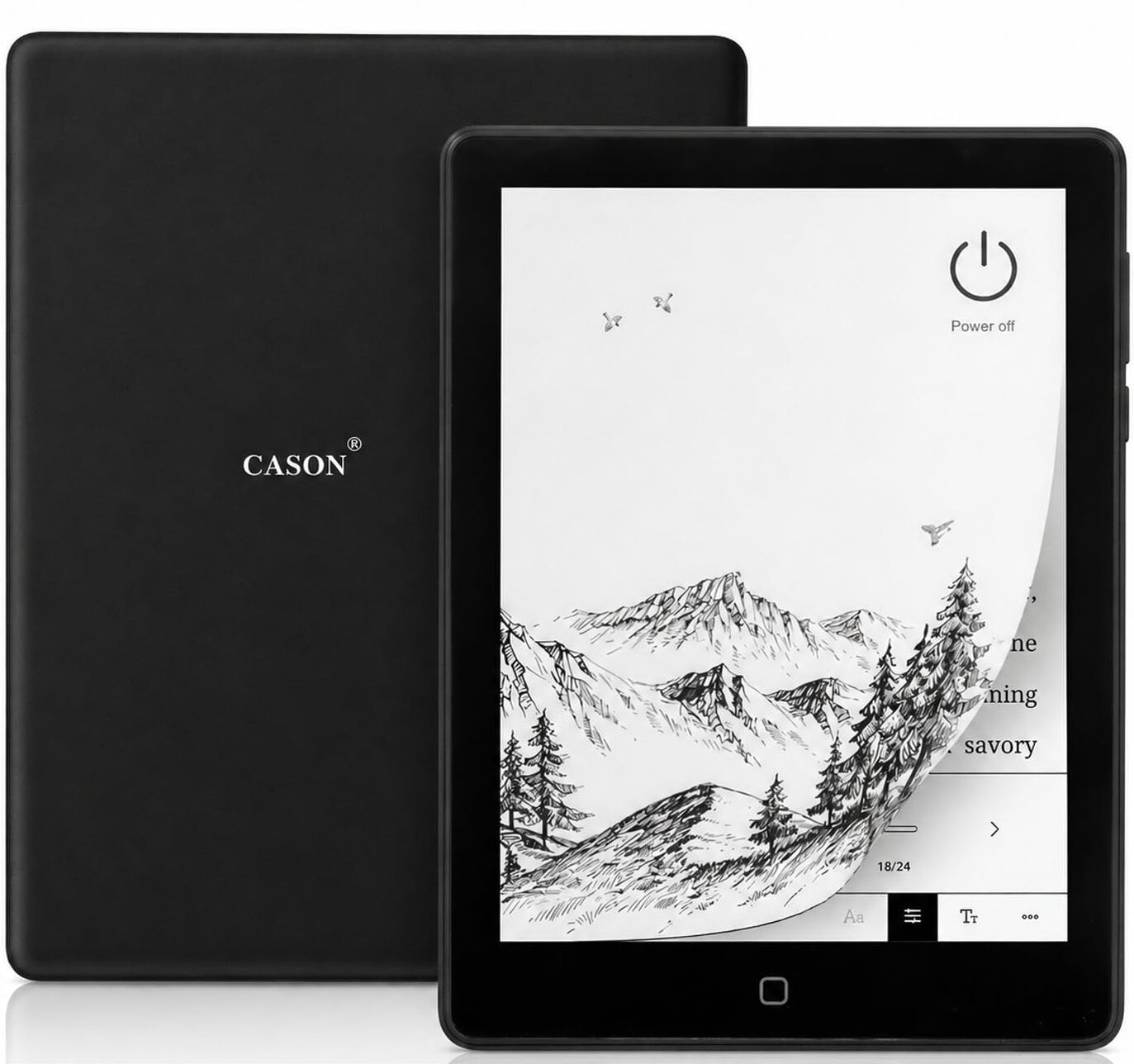 CASON E-Reader Tablet with Black E-Ink Display, 32GB Portable Glare-Free Ebook Reader E-reader-image-6