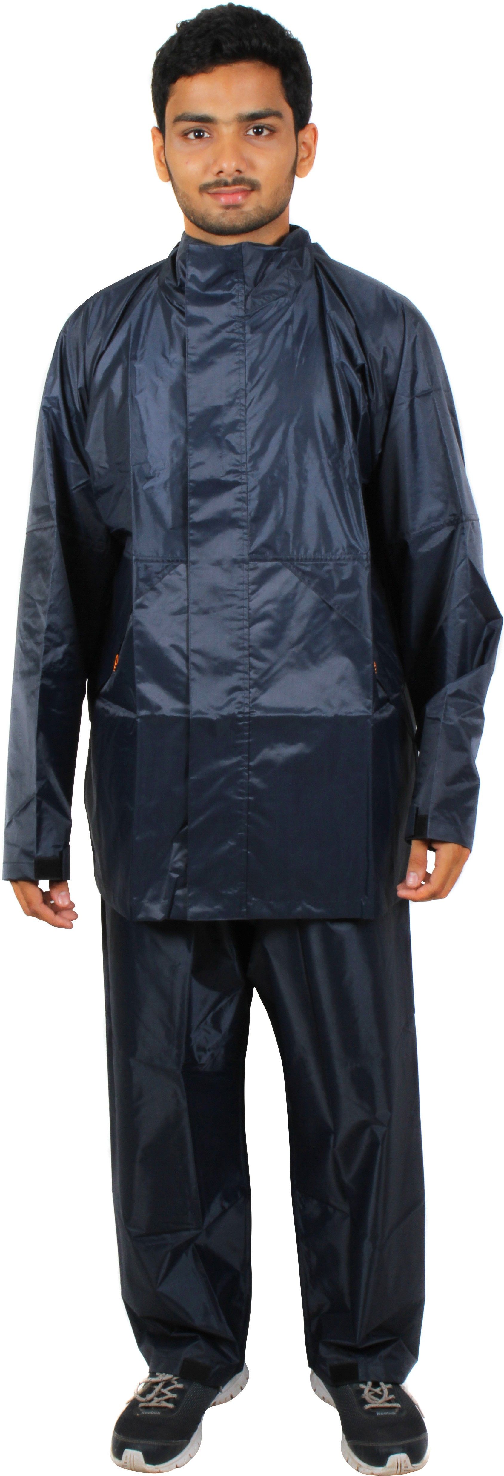 Solid Men Raincoat