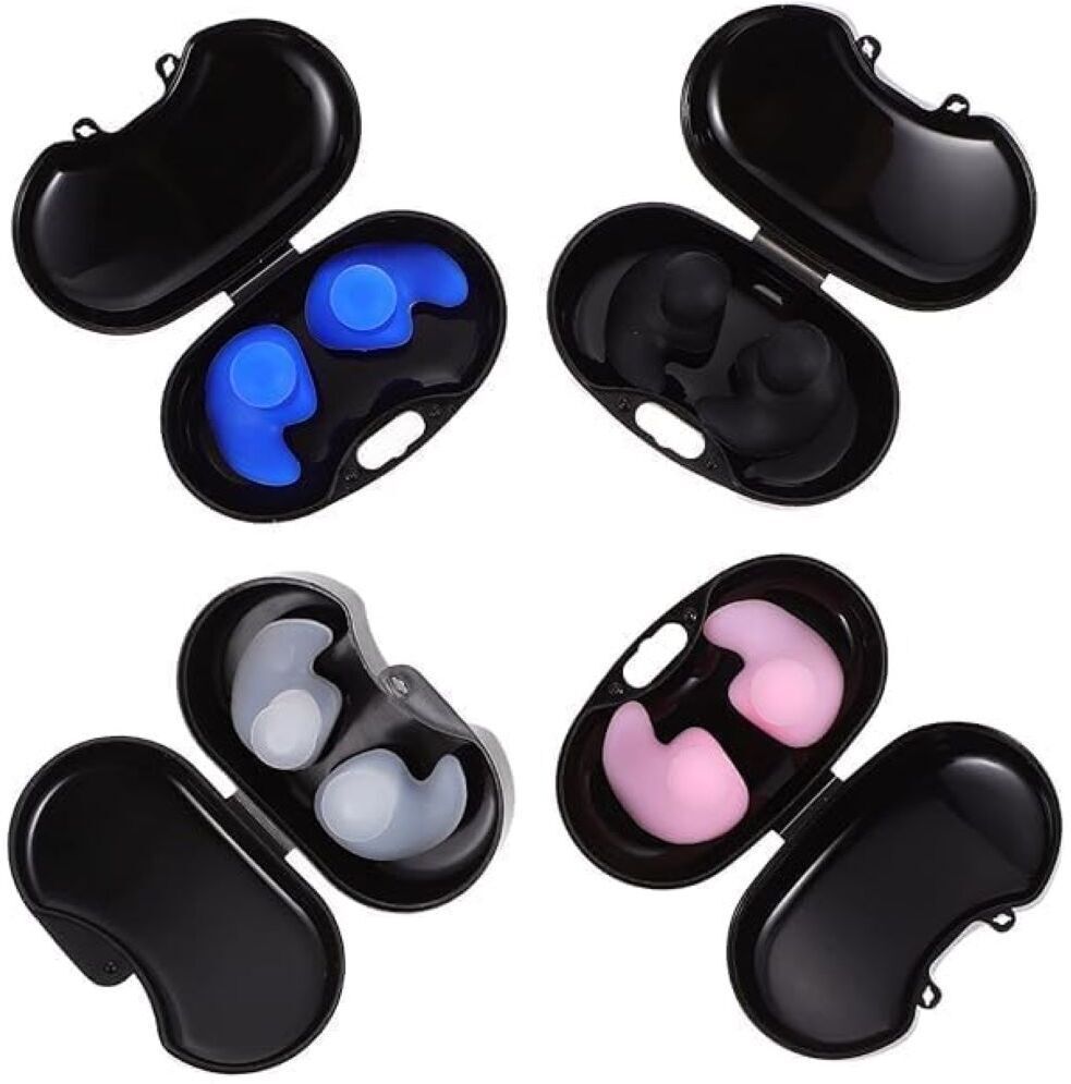 Ear Plug Soft Silicone Noise Reduction for Sleeping/Swiming /Reusable for Travel Ear Plug