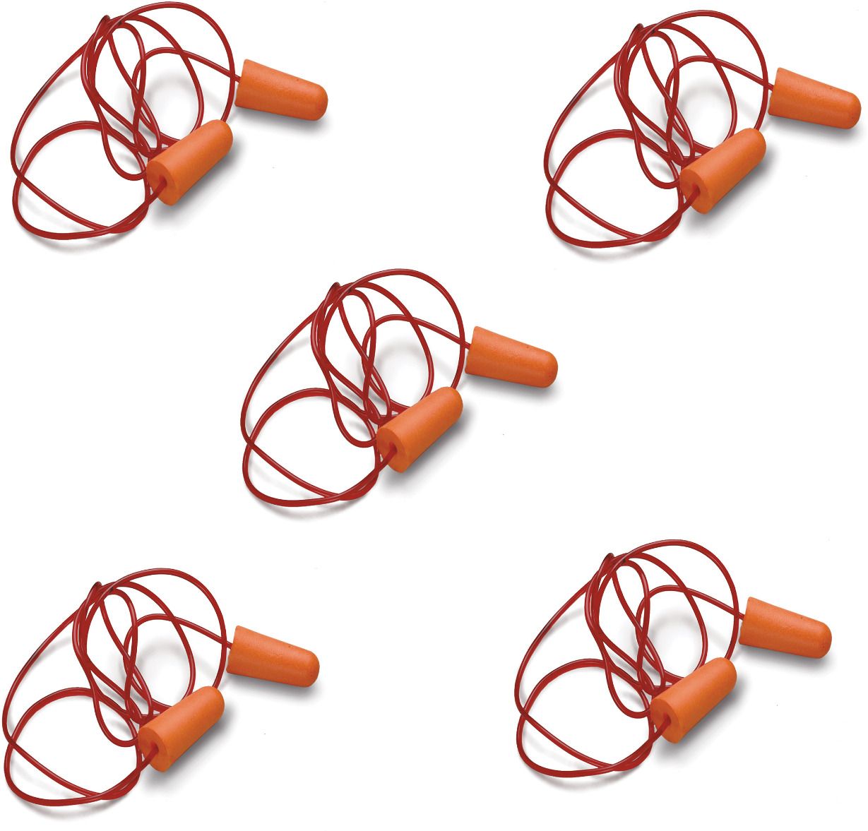 Noise Reducing | For Meditation | During Study | While Travelling | Sleeping Ear Plug (Orange) (Pack of-5) Ear Plug (Orange) Ear Plug