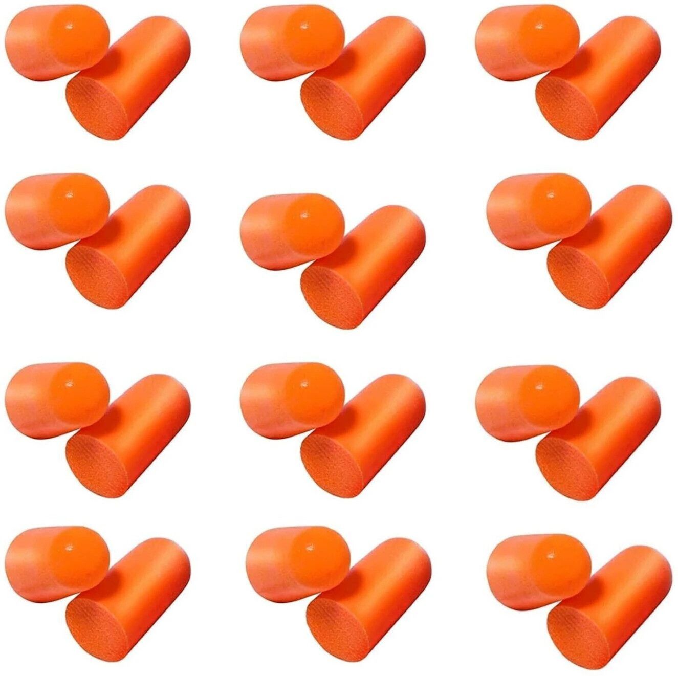 Ear Plugs Extra Soft_Reusable 12 Pair Earbuds Noise Cancellation Ear Plug