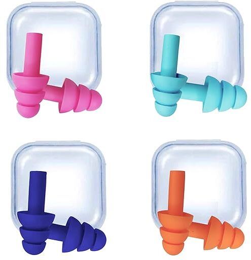 Ear Plugs Soft Silica Noise Reduction for Sleeping/Swiming /Reusable for Travel Ear Plug
