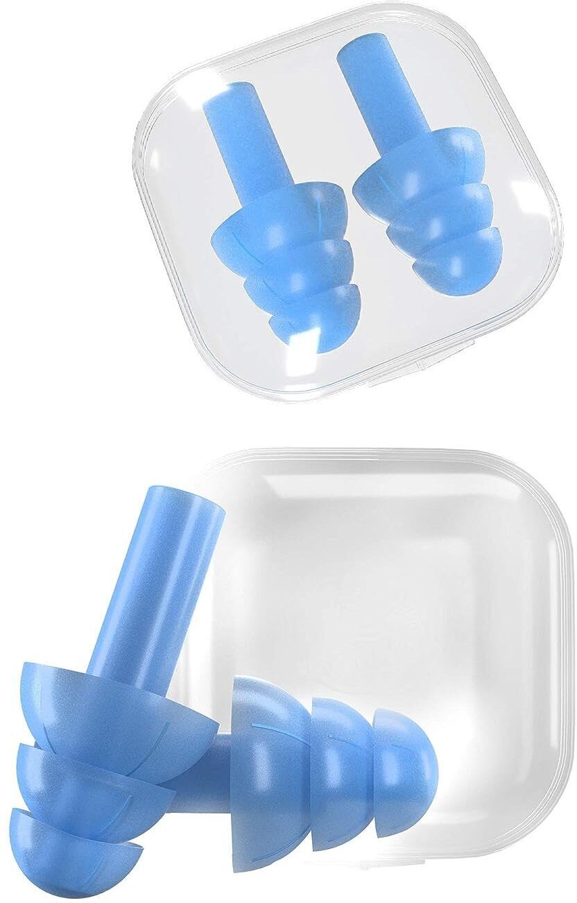 2 Pairs Ear Plugs Soft Silica Gel Noise Reduction-Random Color Ear Plug