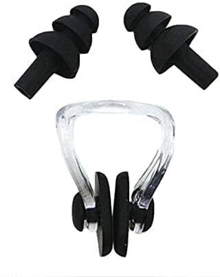 Silicone Swimming Nose Clip with Ear Plugs Set for Swimming Ear Plug & Nose Clip