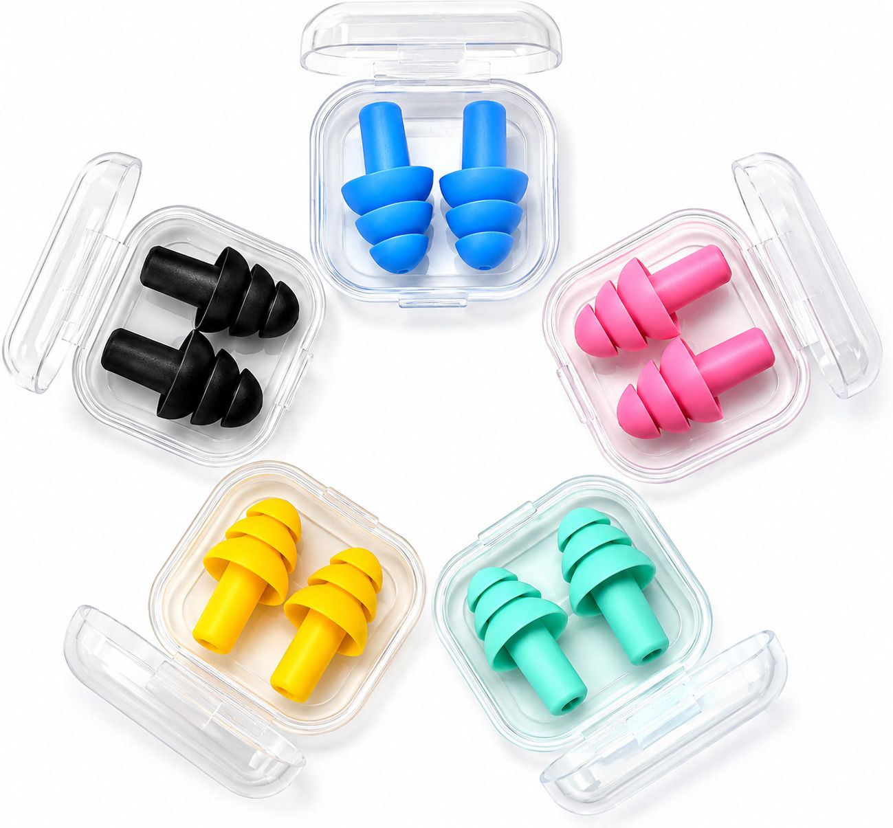 5 Pair Swimming Waterproof Ear Plug Ear Plug-image-47