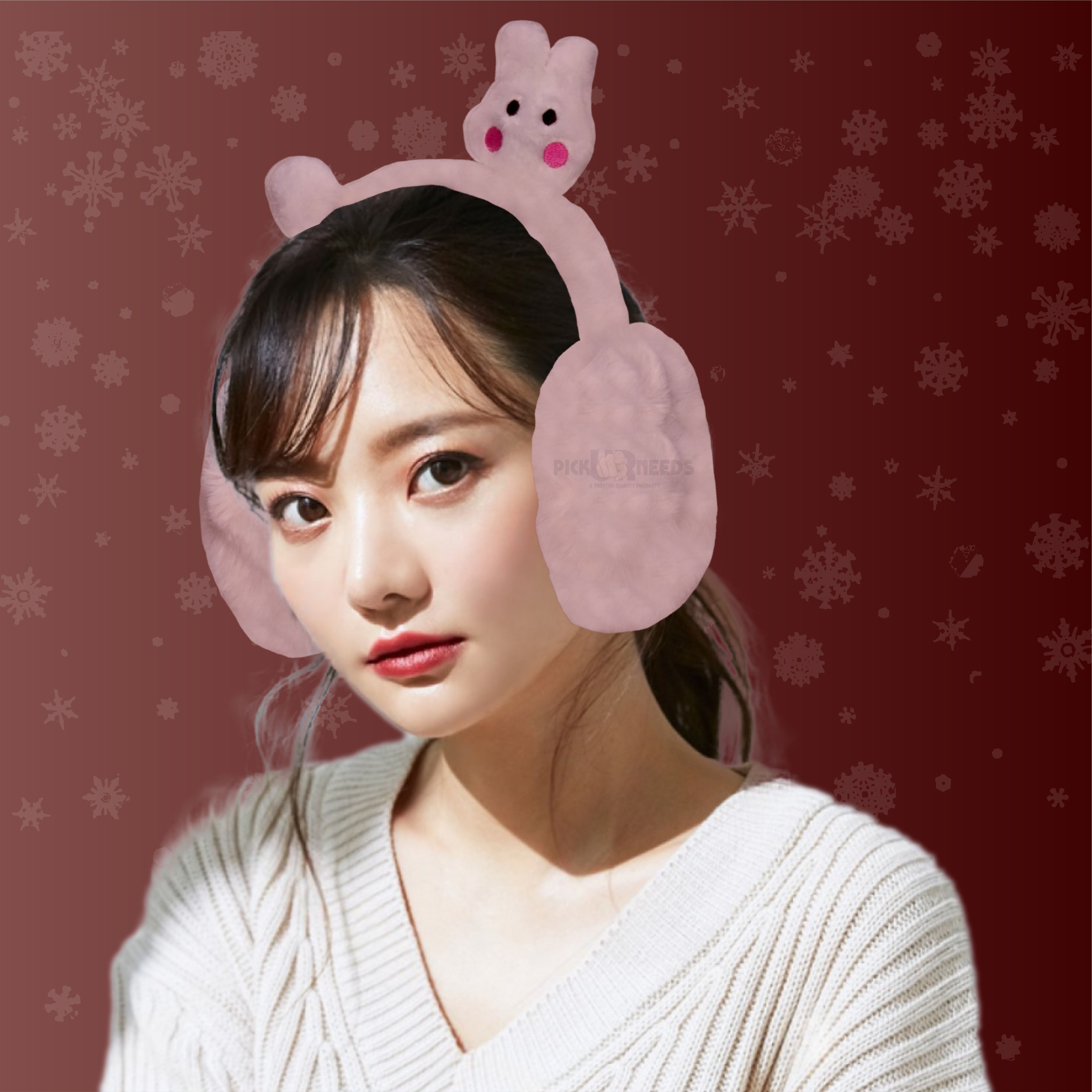 pick ur needs Stylish Teddy Design Foldable / Adjustable Ear Muff High Quality Furr Ear Warmer Ear Muff-picture-20